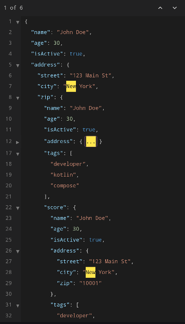 Search Highlighting