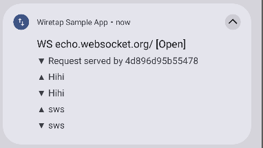 WebSocket Notification